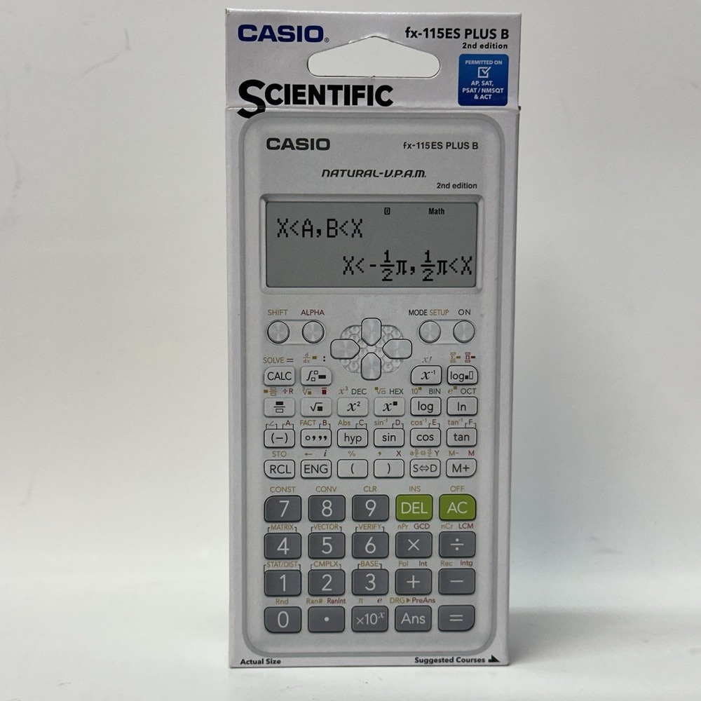 Casio FX115ESPLSBWAIT fx-115ES Plus Advanced Scientific Calculator NIB
